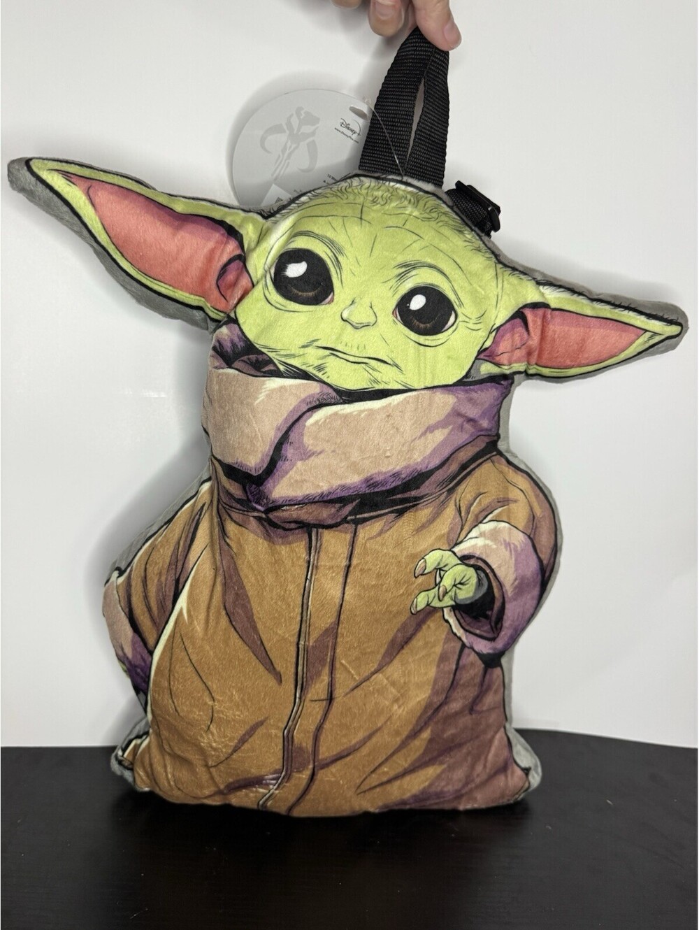 NEW Disneyland Vacation Star Wars Baby Yoda Grogu 16" Plush Backpack Mandalorian